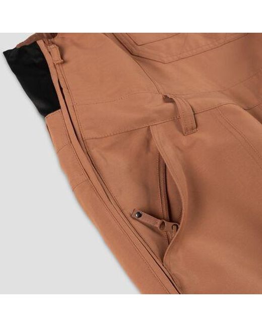 Roxy Brown Rideout Technical Snow Bib Pants