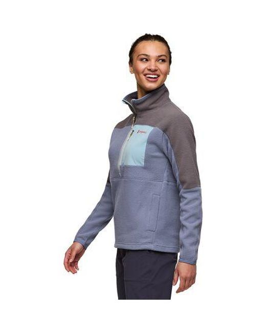 COTOPAXI Blue Abrazo Fleece 1/2-Zip Jacket