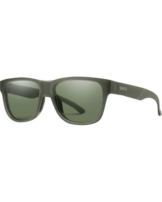 Smith Green Lowdown Slim2 Chromapop Polarized Sunglasses Matte