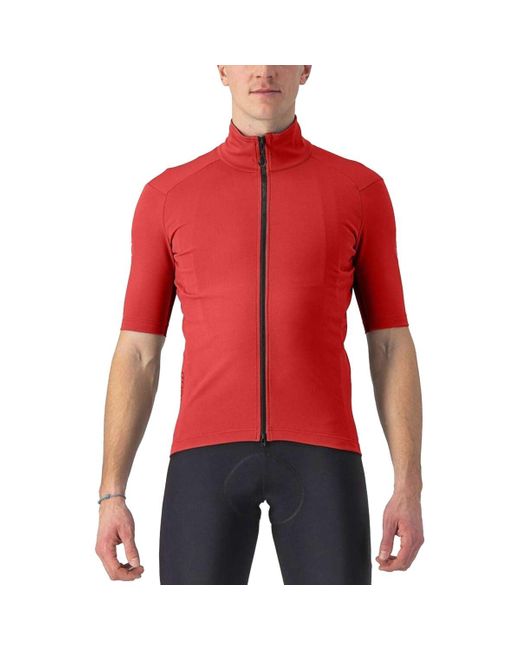 Castelli Red Perfetto Ros 2 Wind Short-Sleeve Jersey