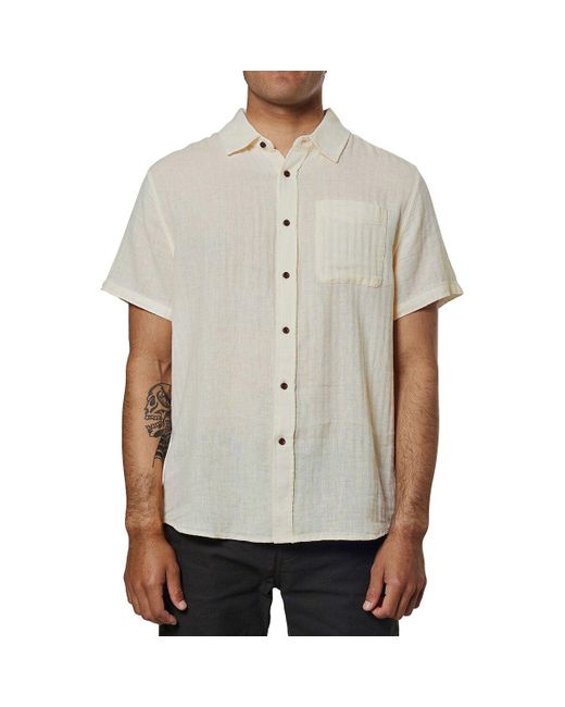 Katin Natural Alan Solid Short-Sleeve Shirt for men