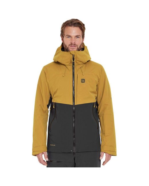 Rab Yellow Waterproof Insulated Ski Jacket