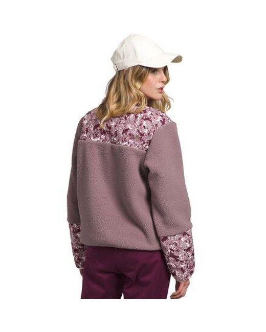 The North Face Purple Cragmont Fleece 1/4 Snap Pullover