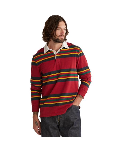 Pendleton Red Decker Rugby Stripe Shirt for men