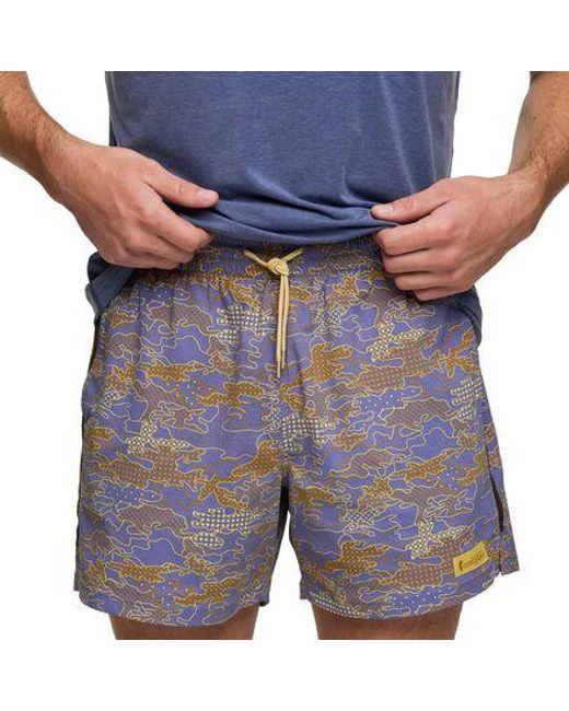COTOPAXI Blue Brinco 5In Print Short