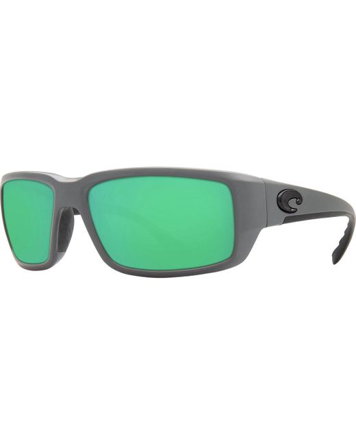 Costa Green Fantail 580G Polarized Sunglasses Matte Mirror 580G for men