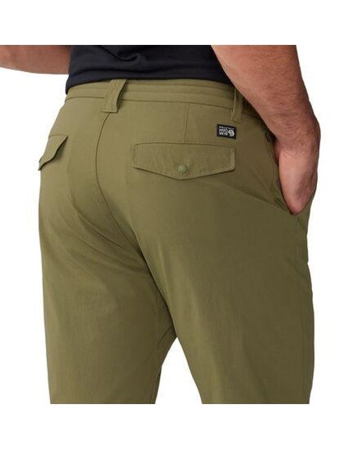 Mountain Hardwear Green Traxion Pant for men