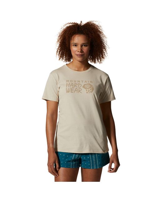 Mountain Hardwear Natural Mhw Logo Short-Sleeve T-Shirt