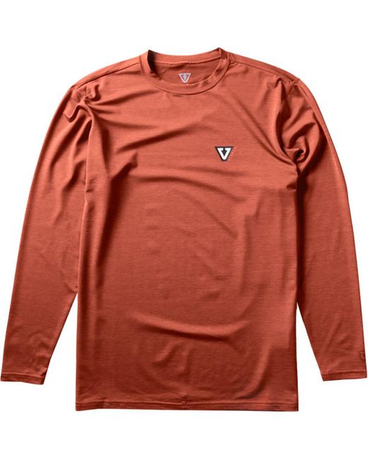 Vissla Orange Twisted Eco Long-Sleeve Shirt