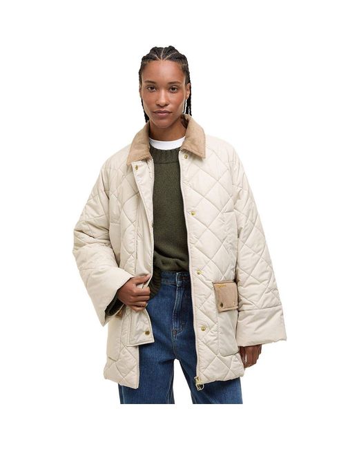 Barbour Natural Aldburgh Quilted Jacket