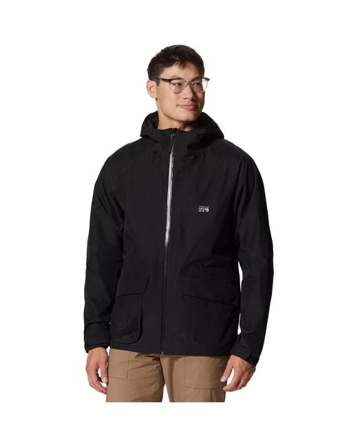 Mountain Hardwear Black Landsky Gore-tex Jacket for men