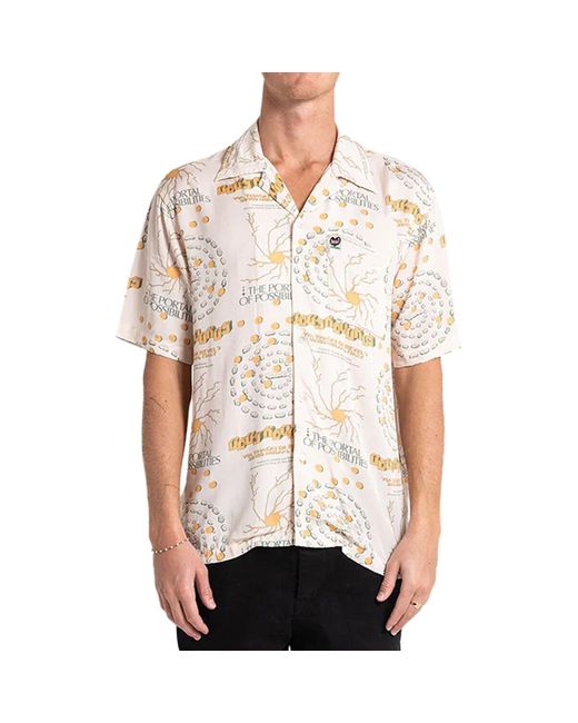 Deus Ex Machina Natural Smithson Short-Sleeve Shirt for men