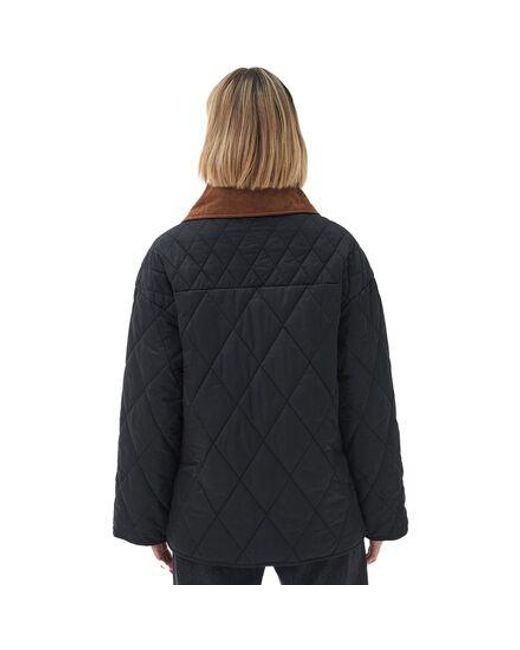 Barbour Black Woodhall Quilt Jacket