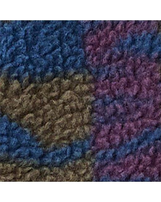 Mountain Hardwear Blue Hicamp Fleece Printed Pullover