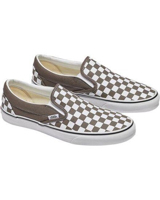 Vans White Classic Slip-On Shoe for men