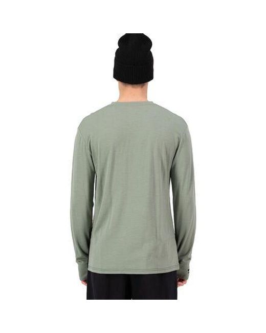 Mons Royale Black Yotei Tech Long-Sleeve Top