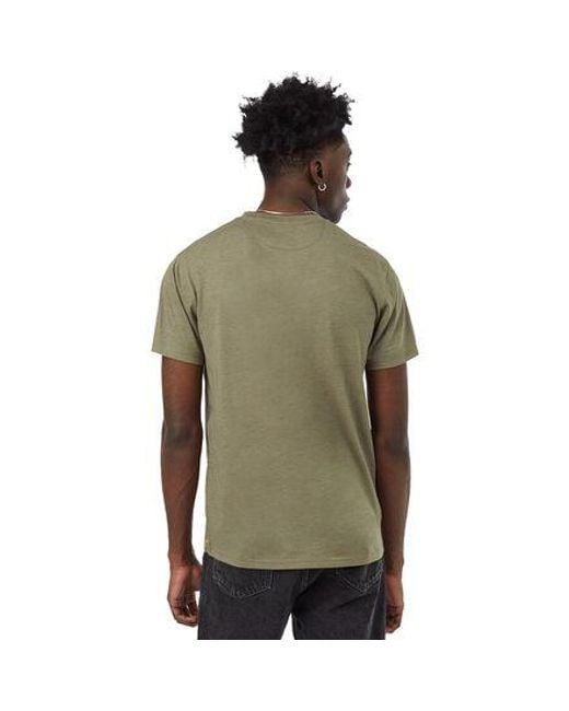 Tentree Green Vintage Sunset T-Shirt for men