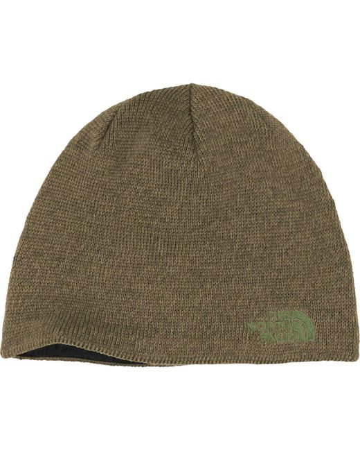 The North Face Green Jim Beanie Ink Heather