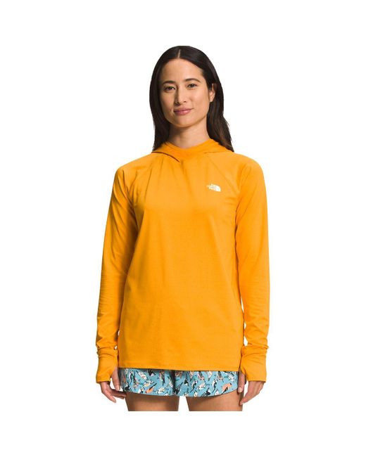 The North Face Class V Water Hoodie in Orange | Lyst