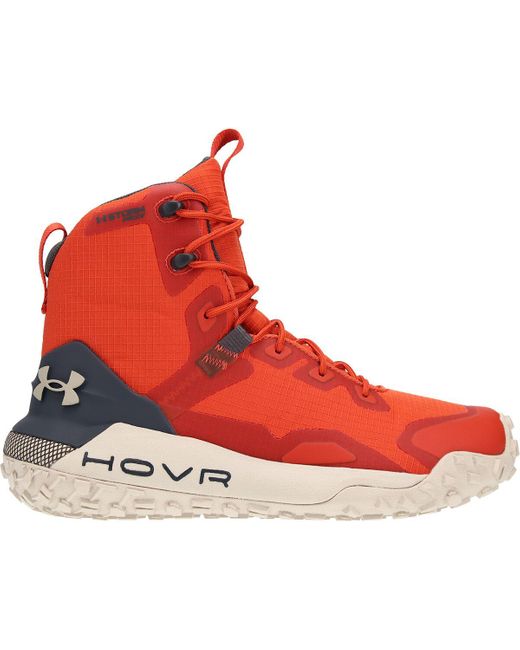 Under Armour Hovr Dawn Wp Hiking Boot in Red for Men | Lyst