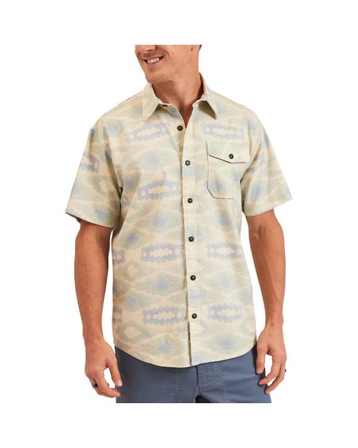 Howler Brothers Natural San Gabriel Short-sleeve Shirt for men
