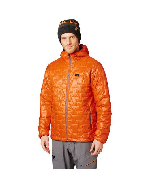 Helly Hansen Orange Lifaloft Hooded Insulator Jacket for men