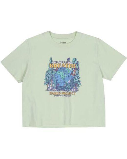 Parks Project Blue Feel The Earth Breathe Boxy T-Shirt