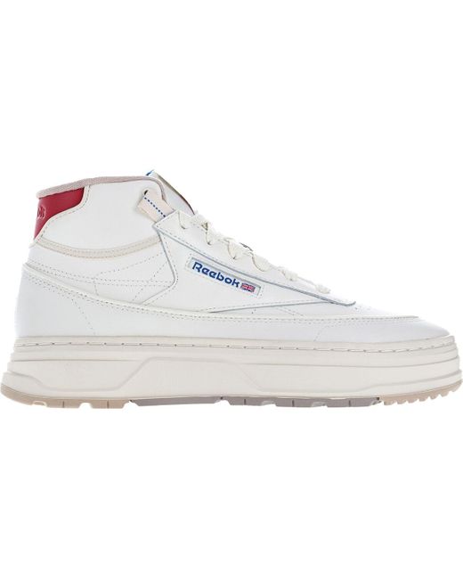 reebok club geo c mid platform