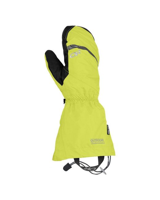 Outdoor Research Yellow Alti Mitten for men