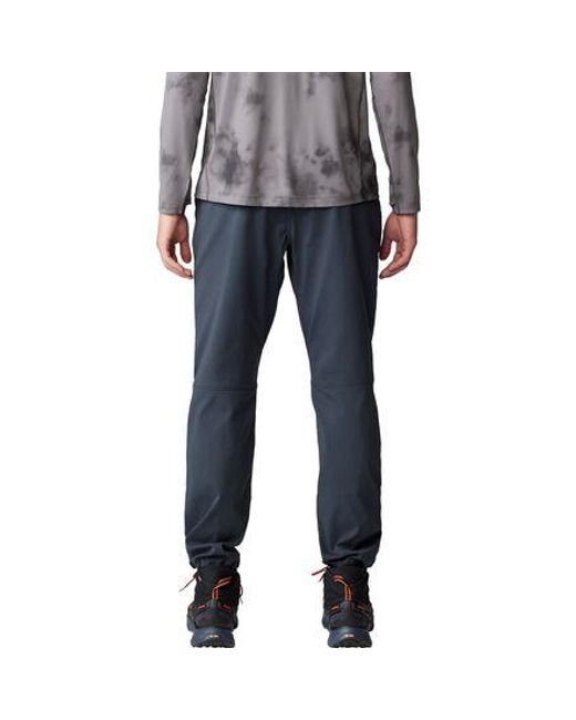 Mountain Hardwear Blue Ap Active Crossover Pant for men