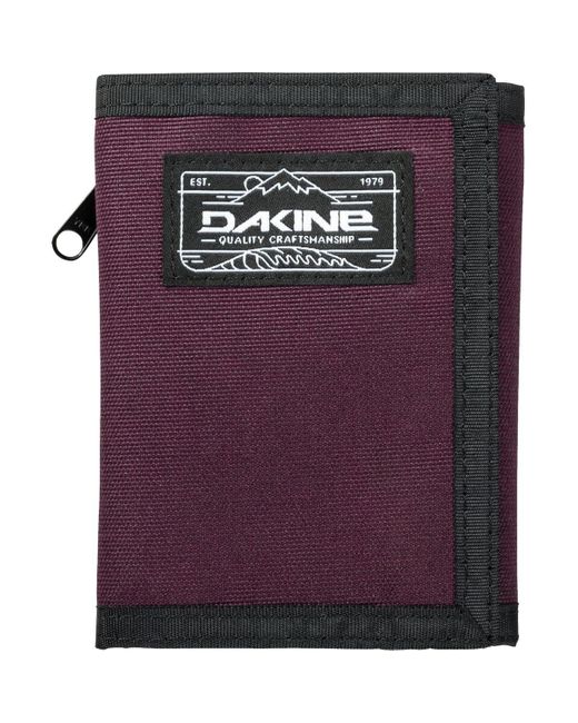 Dakine Purple Vert Rail Tri-Fold Wallet for men