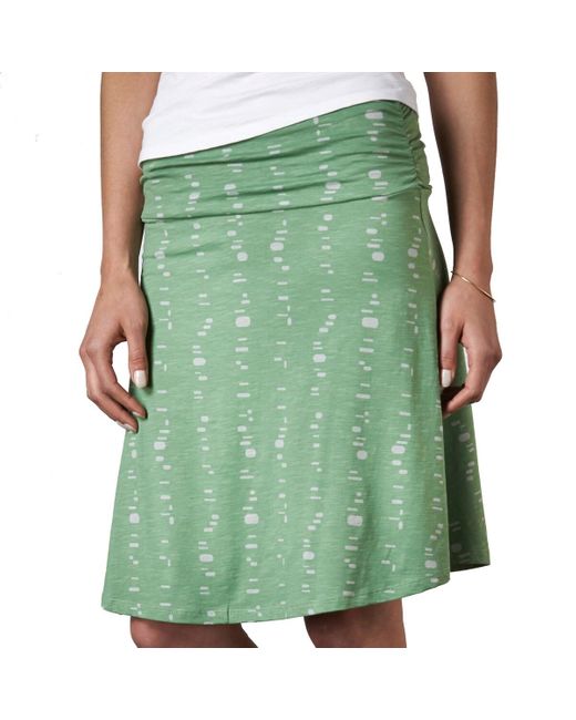 Toad&Co Green Chaka Skirt