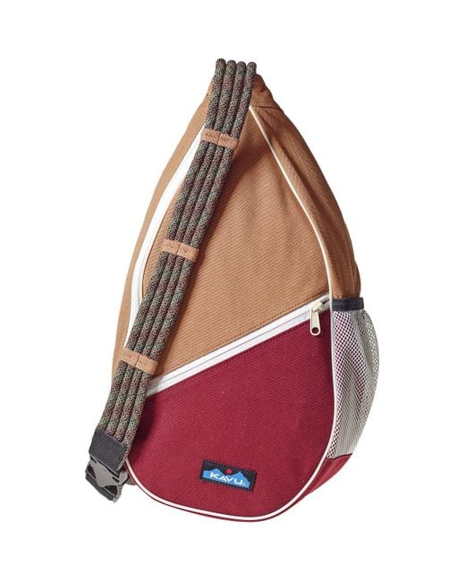 Kavu Red Paxton Sling Pack