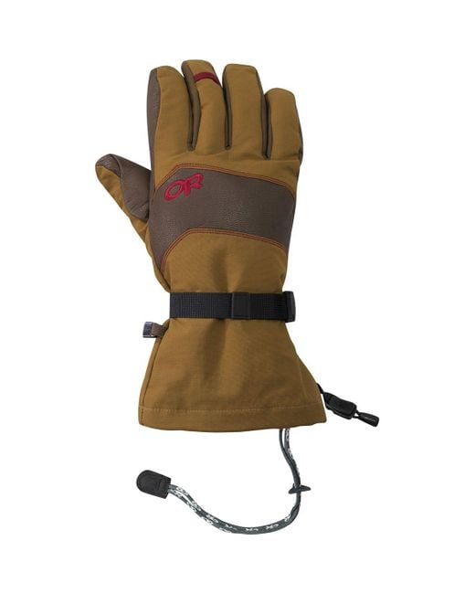 Outdoor Research Brown Highcamp Glove for men