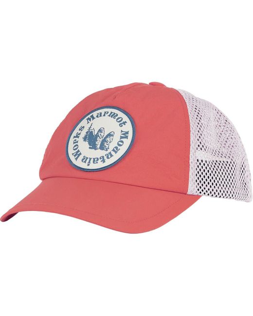Marmot Pink Alpine Soft Mesh Trucker Hat