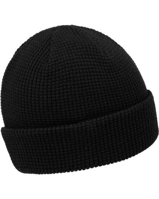 Travis Mathew Black Cloud Waffle Beanie