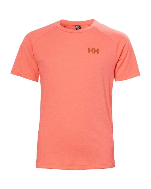 Helly Hansen Pink Loen Tech Short-Sleeve T-Shirt