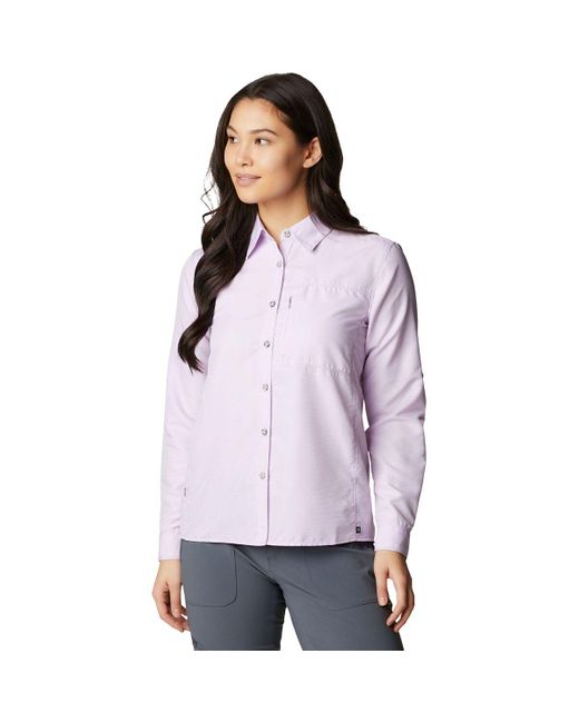 Mountain Hardwear Purple Canyon Long-Sleeve Shirt