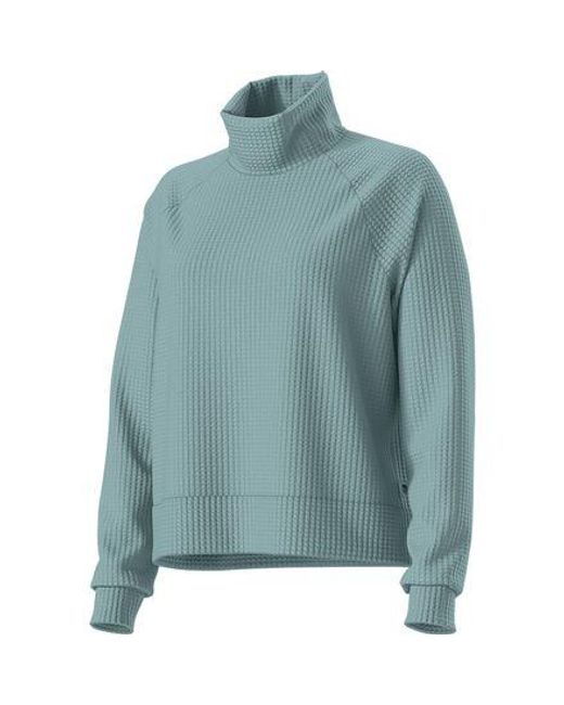 The North Face Blue Mock Neck Chabot Top