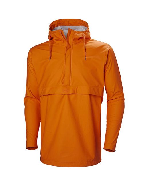 Helly Hansen Orange Moss Rain Coat for men