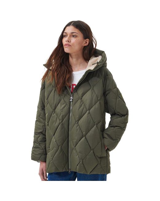 Barbour Aster Quilted Hooded Jacket curated on LTK