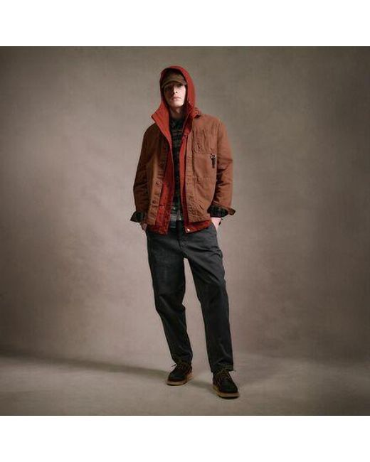 Barbour Brown Bowland Garment Dyed Overshirt