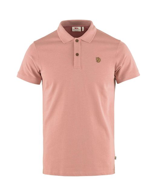 Fjallraven Pink Ovik Polo Shirt for men