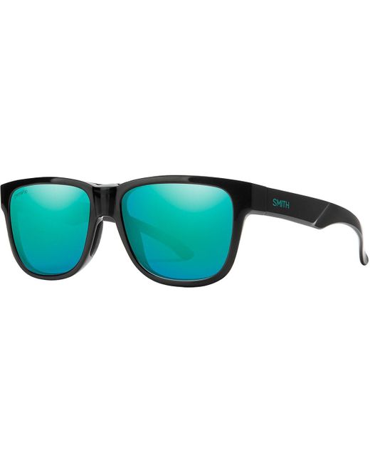 Smith Green Lowdown Slim2 Chromapop Polarized Sunglasses Jade