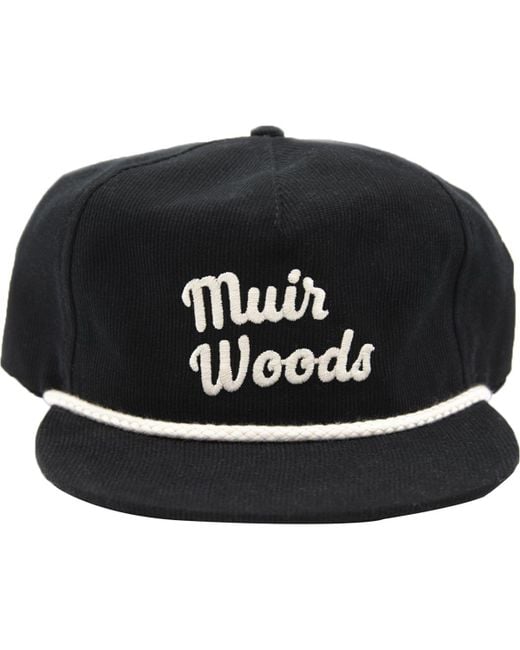 Parks Project Black Muir Woods Corduroy Hat for men