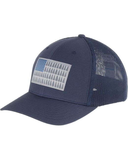 Columbia Blue Mesh Baseball Hat for men