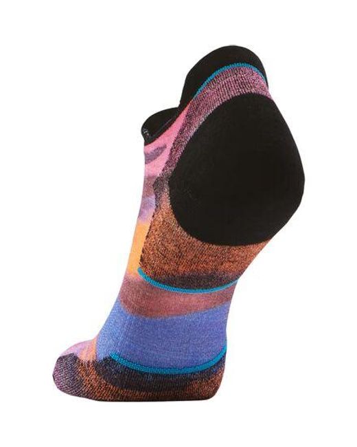 Smartwool Orange Run Targeted Cushion Brushed Print Low Ankle Sock