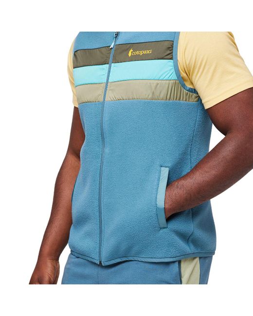 COTOPAXI Teca Fleece Vest in Blue for Men | Lyst
