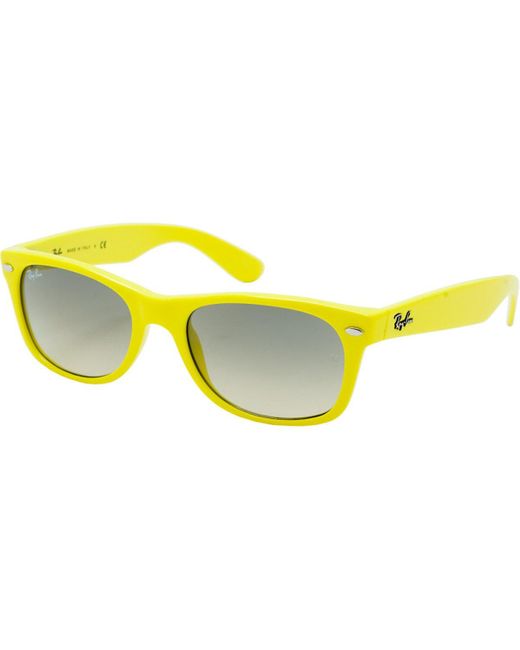 Ray-Ban Yellow New Wayfarer Sunglasses/ Gradient