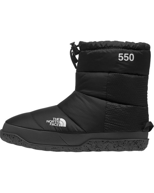 the north face nuptse apres down insulated booties in cream